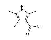 2,4,5-Trimethyl-1H-pyrrole-3-carboxylic acid Structure
