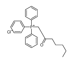 2-oxoheptyl(triphenyl)phosphanium,chloride Structure