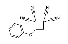 3-phenoxycyclobutane-1,1,2,2-tetracarbonitrile Structure