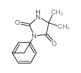 2,4-Imidazolidinedione,5,5-dimethyl-3-(phenylmethyl)- structure