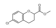 (+/-)-6-chloro-2,3-dihydro-4H-1-benzopyran-2-carboxylic acid methyl ester Structure
