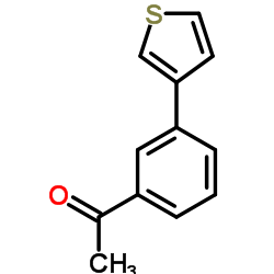 1-(3-THIOPHEN-3-YL-PHENYL)-ETHANONE结构式