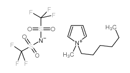 1-Hexyl-1-methylpyrrolidin-1-iumBis((trifluoromethyl)sulfonyl)amide Structure