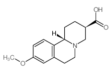 (3R,11bS)-9-methoxy-2,3,4,6,7,11b-hexahydro-1H-benzo[a]quinolizine-3-carboxylic acid结构式