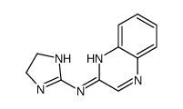 N-(4,5-dihydro-1H-imidazol-2-yl)quinoxalin-2-amine结构式