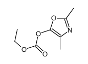 (2,4-dimethyl-1,3-oxazol-5-yl) ethyl carbonate结构式