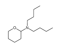 dibutyl-(tetrahydropyran-2-yl)amine Structure