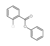 Benzoic acid,2-chloro-, phenyl ester Structure