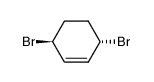 trans-1,4-dibromo-2-cyclohexene结构式