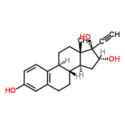 17-Ethynylestriol Structure