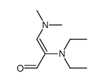 2-Diethylamino-3-dimethylamino-propenal Structure