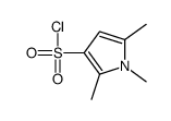 1,2,5-trimethylpyrrole-3-sulfonyl chloride结构式