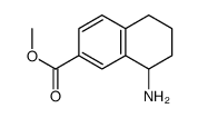8-氨基-5,6,7,8-四氢萘-2-羧酸甲酯结构式
