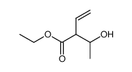 ethyl 2-(1-hydroxyethyl)but-3-enoate Structure