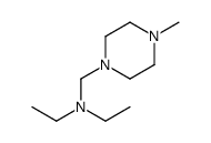 1-Piperazinemethanamine,N,N-diethyl-4-methyl-(9CI) structure