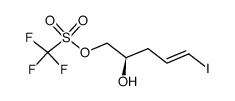 (R,E)-2-hydroxy-5-iodopent-4-en-1-yl trifluoromethanesulfonate Structure