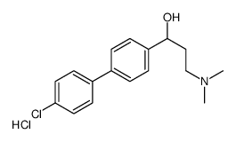 4'-Chloro-alpha-(2-(dimethylamino)ethyl)-4-biphenylmethanol hydrochloride结构式