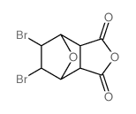 7-Oxabicyclo(2.2.1)heptane-2,3-dicarboxylic anhydride, 5,6-dibromo-, (E)- Structure