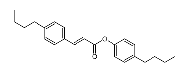 (4-butylphenyl) 3-(4-butylphenyl)prop-2-enoate Structure