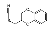 2,3-dihydro-1,4-benzodioxin-3-ylmethyl thiocyanate结构式