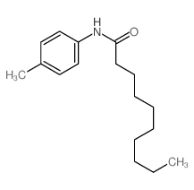 N-(4-methylphenyl)decanamide Structure