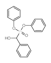 diphenoxyphosphoryl-phenyl-methanol结构式