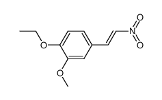 4-ethoxy-3-methoxy-β-nitro-styrene Structure