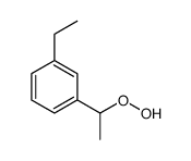 1-ethyl-3-(1-hydroperoxyethyl)benzene Structure