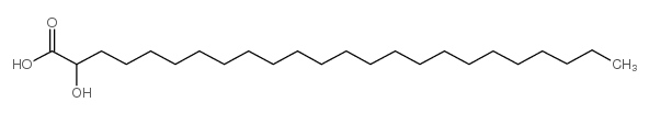 2-hydroxy Lignoceric Acid Structure