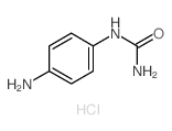 Urea,N-(4-aminophenyl)-, hydrochloride (1:1)结构式