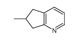 6-methyl-6,7-dihydro-5H-cyclopenta[b]pyridine Structure