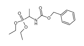 Diethyl N-benzyloxycarbonyl-1-aminoethylphosphonate Structure