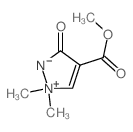 1H-Pyrazolium,2,3-dihydro-4-(methoxycarbonyl)-1,1-dimethyl-3-oxo-, inner salt structure