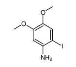 4,5-二甲氧基-2-碘苯胺结构式