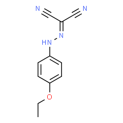 [(4-Ethoxyphenyl)hydrazono]malononitrile Structure