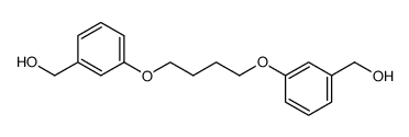 1,4-bis(3-hydroxymethylphenoxy)butane Structure
