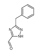 5-Phenylmethyl-1H-1,2,4-triazole-3-carbaldehyde Structure