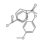 bis(4-methoxyphenyl) bicyclo[2.2.2]octane-1,4-dicarboxylate结构式