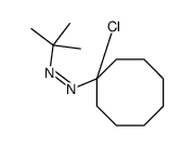 tert-butyl-(1-chlorocyclooctyl)diazene Structure