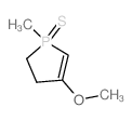 1H-Phosphole, 2,3-dihydro-4-methoxy-1-methyl-, 1-sulfide结构式