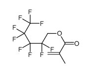 2,2,3,3,4,4,5,5,5-nonafluoropentyl 2-methylprop-2-enoate结构式