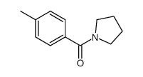 1-(4-methylbenzoyl)pyrrolidine结构式
