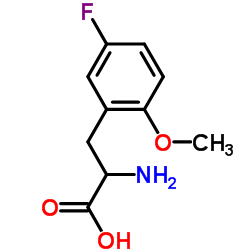 3-Fluoro-6-methoxyphenylalanine结构式