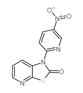 1-(5-(Hydroxy(oxido)amino)-2-pyridinyl)[1,3]thiazolo[5,4-b]pyridin-2(1H)-one Structure