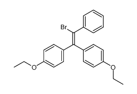 α-Bromo-β,β-bis(4-ethoxyphenyl)styrene structure