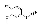 2-methoxy-4-thiocyanatophenol结构式