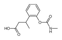 3-(2-Methylcarbamoyloxy-phenyl)-butyric acid结构式