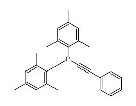 2-phenylethynyl-bis(2,4,6-trimethylphenyl)phosphane结构式