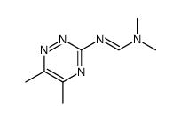 N'-(5,6-dimethyl-1,2,4-triazin-3-yl)-N,N-dimethylmethanimidamide结构式