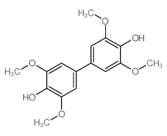 3,3,5,5-Tetramethoxy(1,1-biphenyl)-4,4-diol Structure